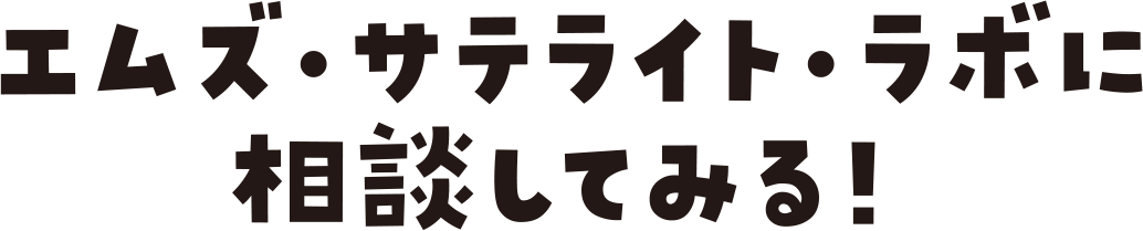 エムズ・サテライト・ラボに相談してみる!